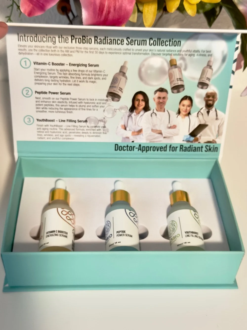 Probio Radiance 3 Stage Anti-Aging Skin Regimen